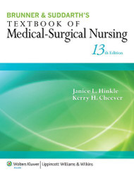 Brunner And Suddarth's Textbook Of Medical Surgical Nursing