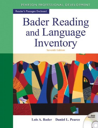 Bader Reading And Language Inventory