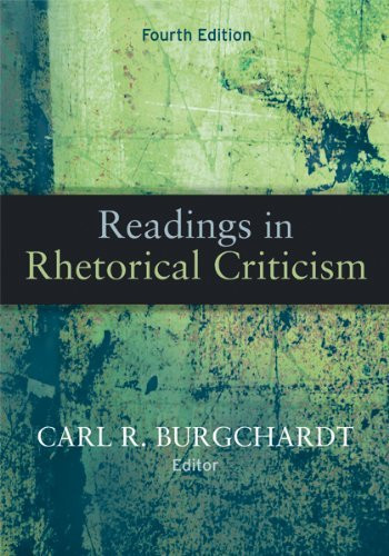 Readings In Rhetorical Criticism