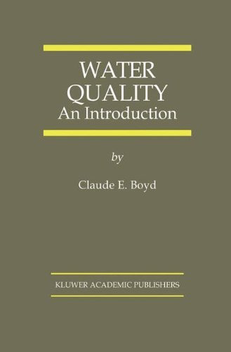 Water Quality An Introduction