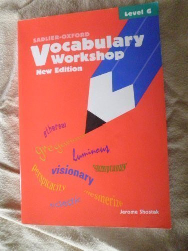 Vocabulary Workshop Level G