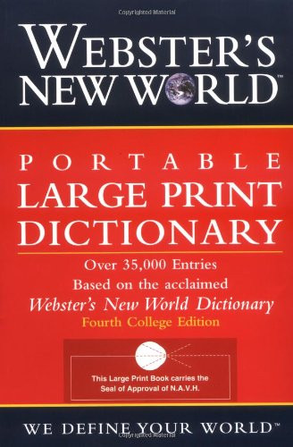 Webster's New World Portable Large Print Dictionary