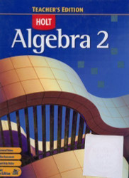 Algebra 2 Teacher's Edition