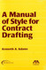 Manual Of Style For Contract Drafting