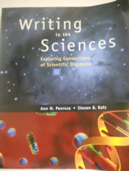 Writing In The Sciences