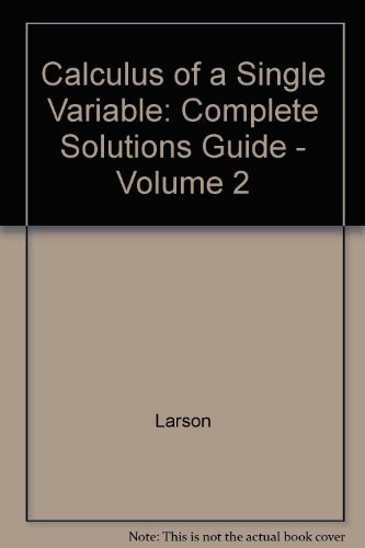 Complete Solutions Guide Volume 2