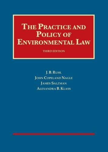 Practice And Policy Of Environmental Law