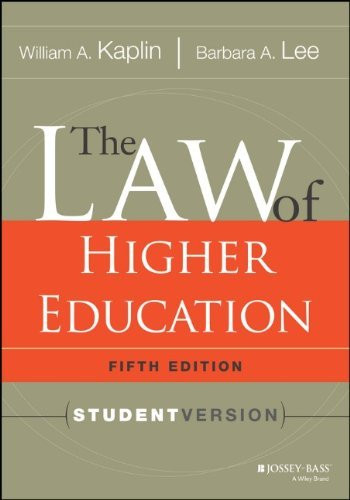 Law Of Higher Education