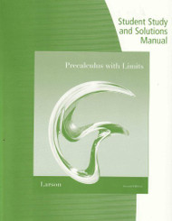Student Study And Solutions Manual For Larson's Precalculus With Limits