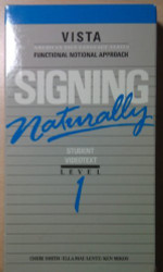 Signing Naturally VHS Tape