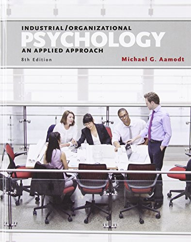 Industrial/Organizational Psychology