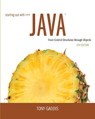 Starting Out With Java From Control Structures Through Objects