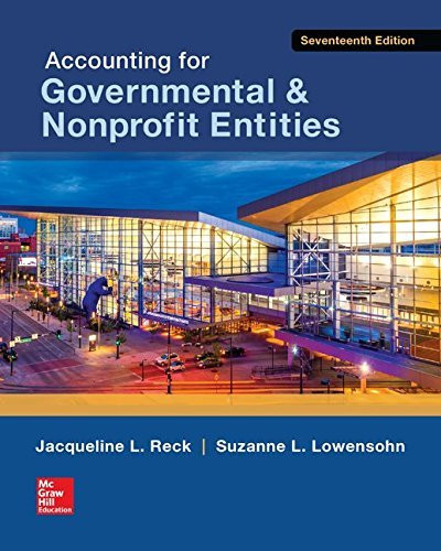 Accounting For Governmental And Nonprofit Entities