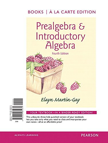 Prealgebra And Introductory Algebra