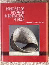 Principles Of Research In Behavioral Science