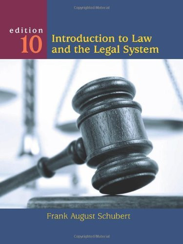 Introduction To Law And The Legal System