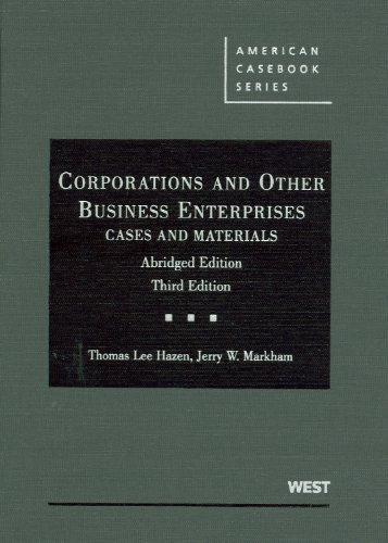 Corporations And Other Business Organizations