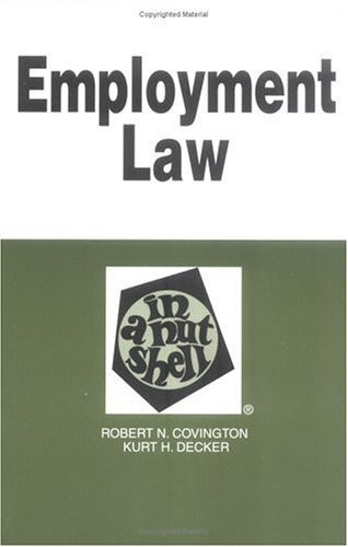 Employment Law In A Nutshell