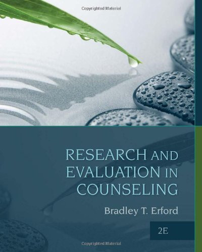 Research And Evaluation In Counseling