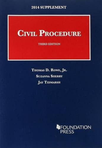 Civil Procedure 3D Supplement