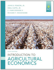 Introduction To Agricultural Economics