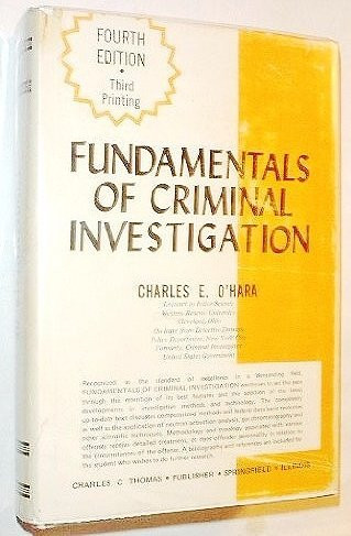 Fundamentals Of Criminal Investigation