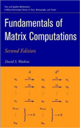 Fundamentals Of Matrix Computations