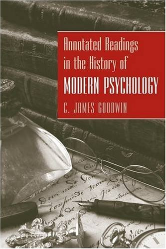 Annotated Readings In The History Of Modern Psychology