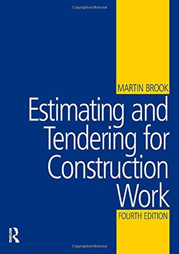 Estimating And Tendering For Construction Work