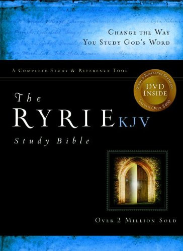 Ryrie Kjv Study Bible Bonded Leather Black Red Letter