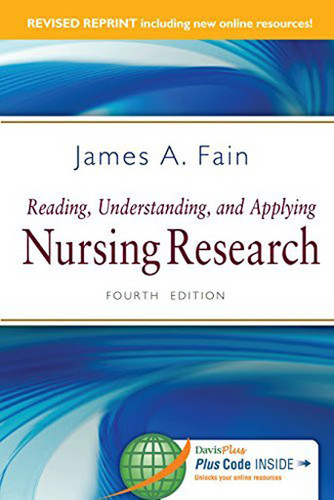 Reading Understanding And Applying Nursing Research
