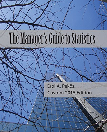Manager's Guide To Statistics Custom