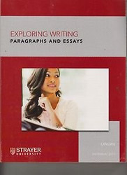 Exploring Writing Paragraphs And Essays Strayer University