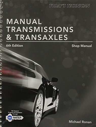 Today's Technician Manual Transmissions And Transaxles Shop Manual