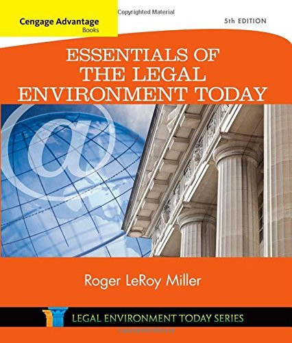 Essentials Of The Legal Environment