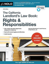 California Landlord's Law Book Rights & Responsibilities