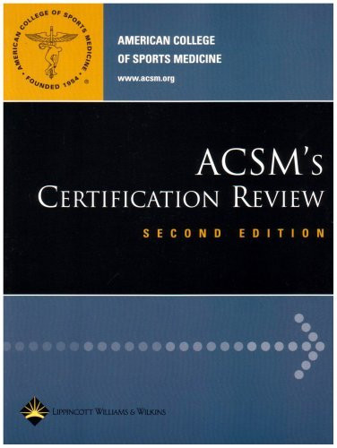 Acsm's Certification Review