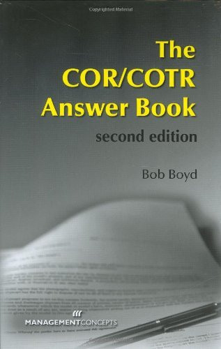 Cor/Cotr Answer Book