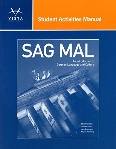 Sag Mal Student Activities Manual