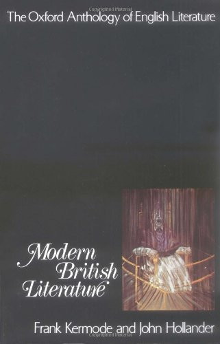 Oxford Anthology Of English Literature