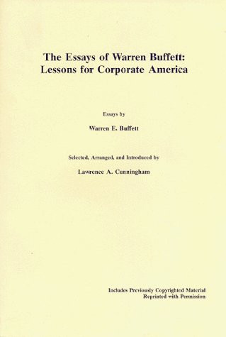Essays Of Warren Buffett
