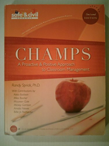 Champs A Proactive and Positive Approach to Classroom Management