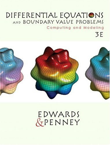 Differential Equations And Boundary Value Problems