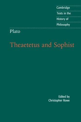 Plato Theaetetus and Sophist