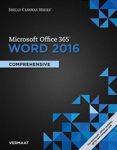 Shelly Cashman Microsoft Office 365 and Word 2016