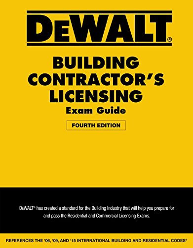 Dewalt Building Contractor's Licensing Exam Guide