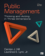 Public Management; Thinking and Acting in Three Dimensions