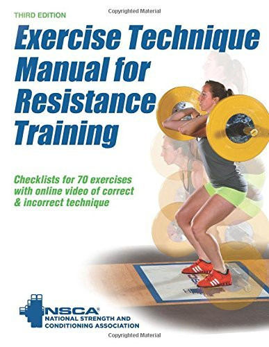 Exercise Technique Manual For Resistance Training-