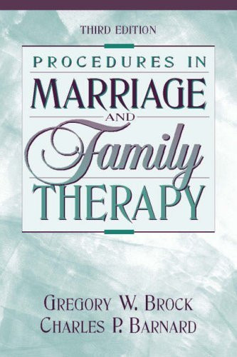 Procedures In Marriage And Family Therapy