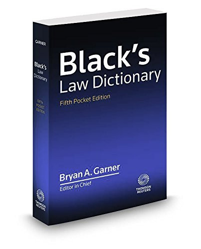 Black's Law Dictionary Pocket Edition